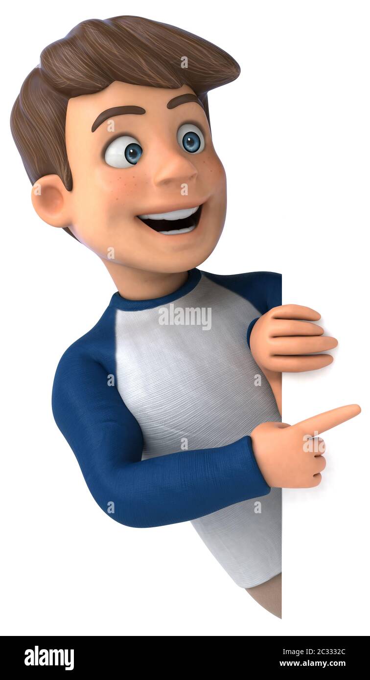 3D cartoon character fun teenager Stock Photo - Alamy 3D cartoon character fun teenager Stock Photo - Alamy