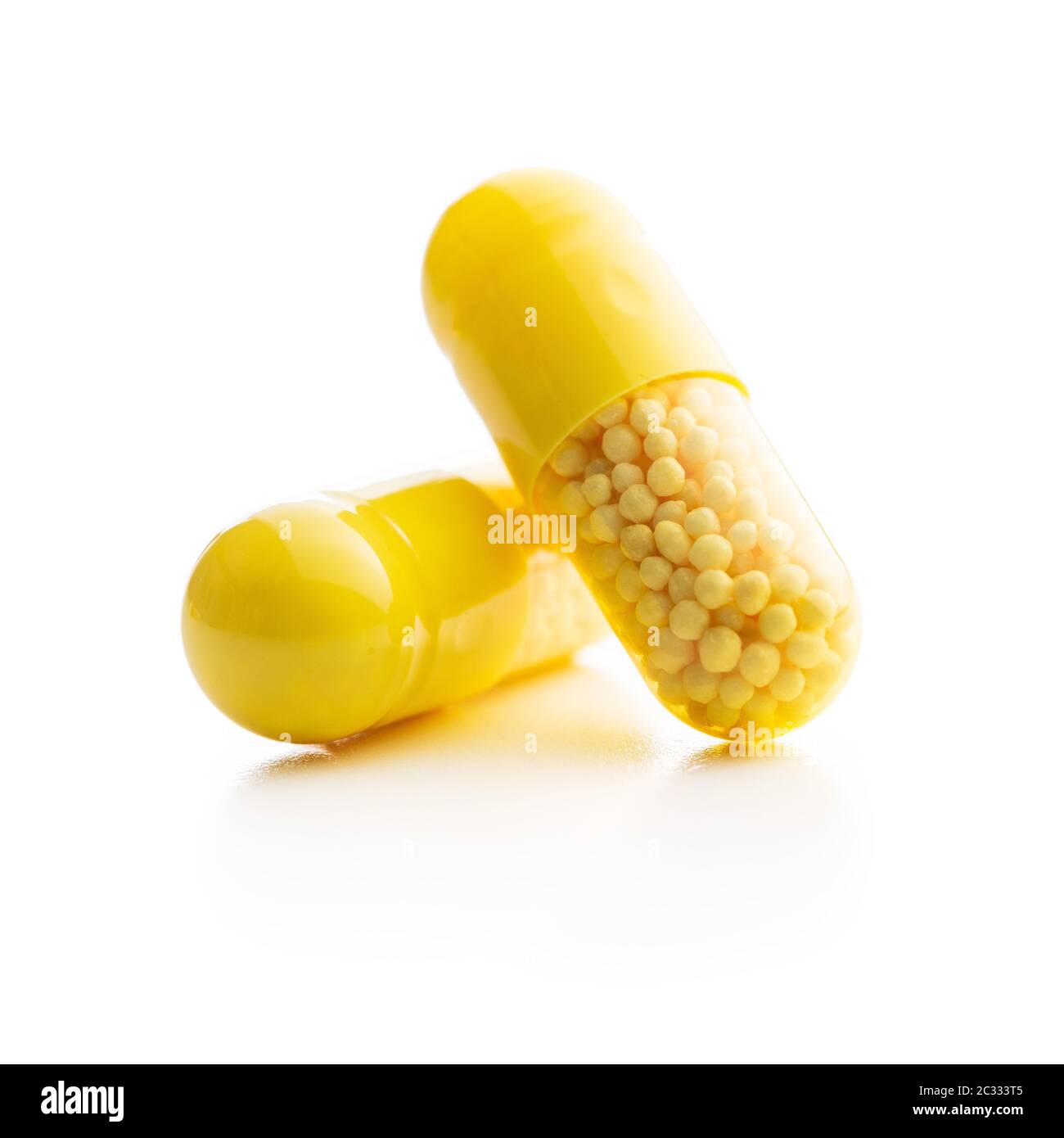 Vitamin Capsules Vitamin C Pills Isolated On White Background Stock vitamin-capsules-vitamin-c-pills-isolated-on-white-background-stock