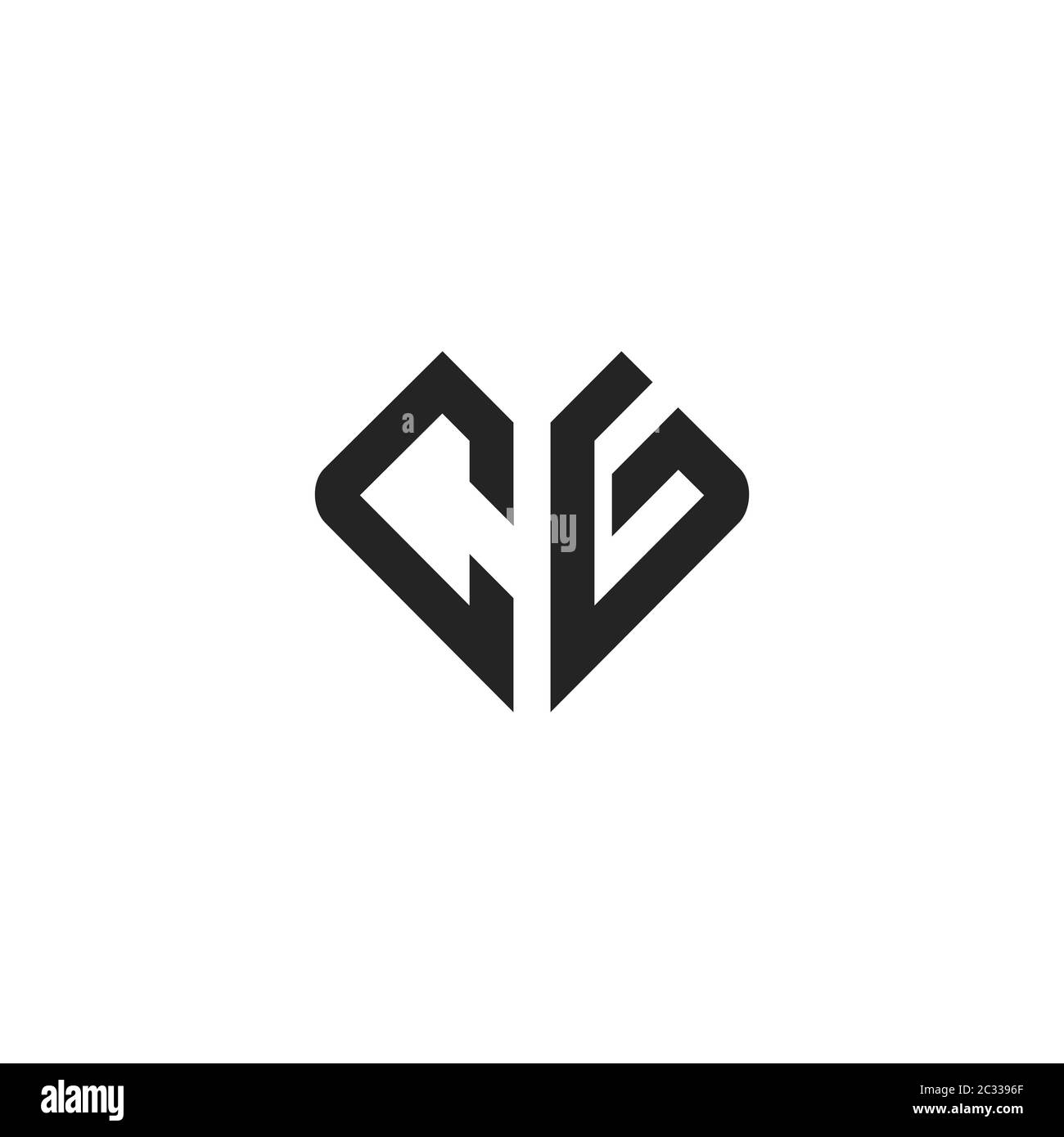 Cg Letter Logo Design High Resolution Stock Photography and Images - Alamy