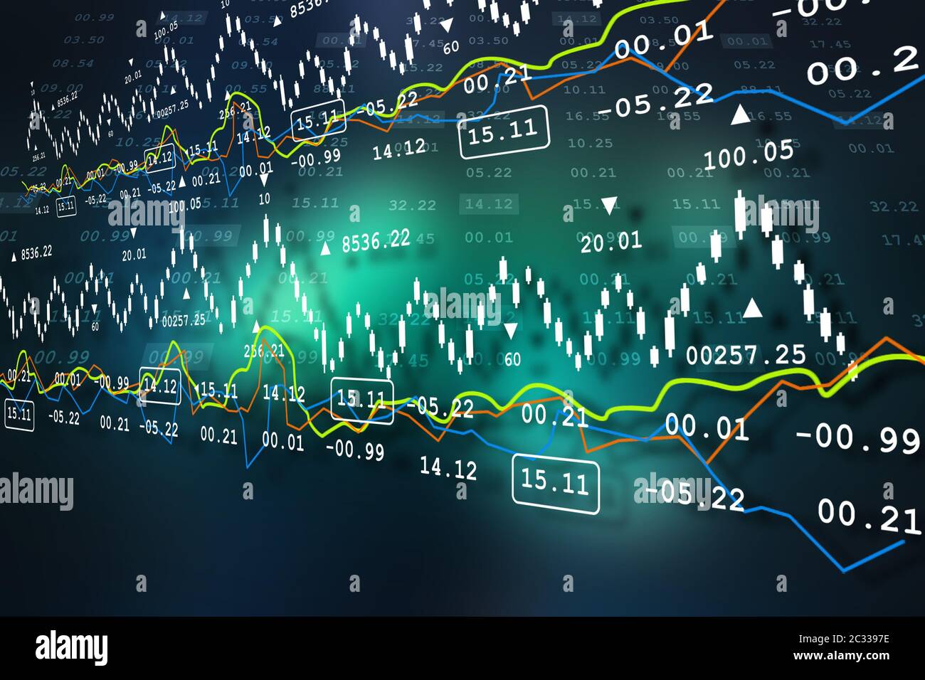 Stock Market Data Example Display stock market quotes close hi-res stock photography and images ...