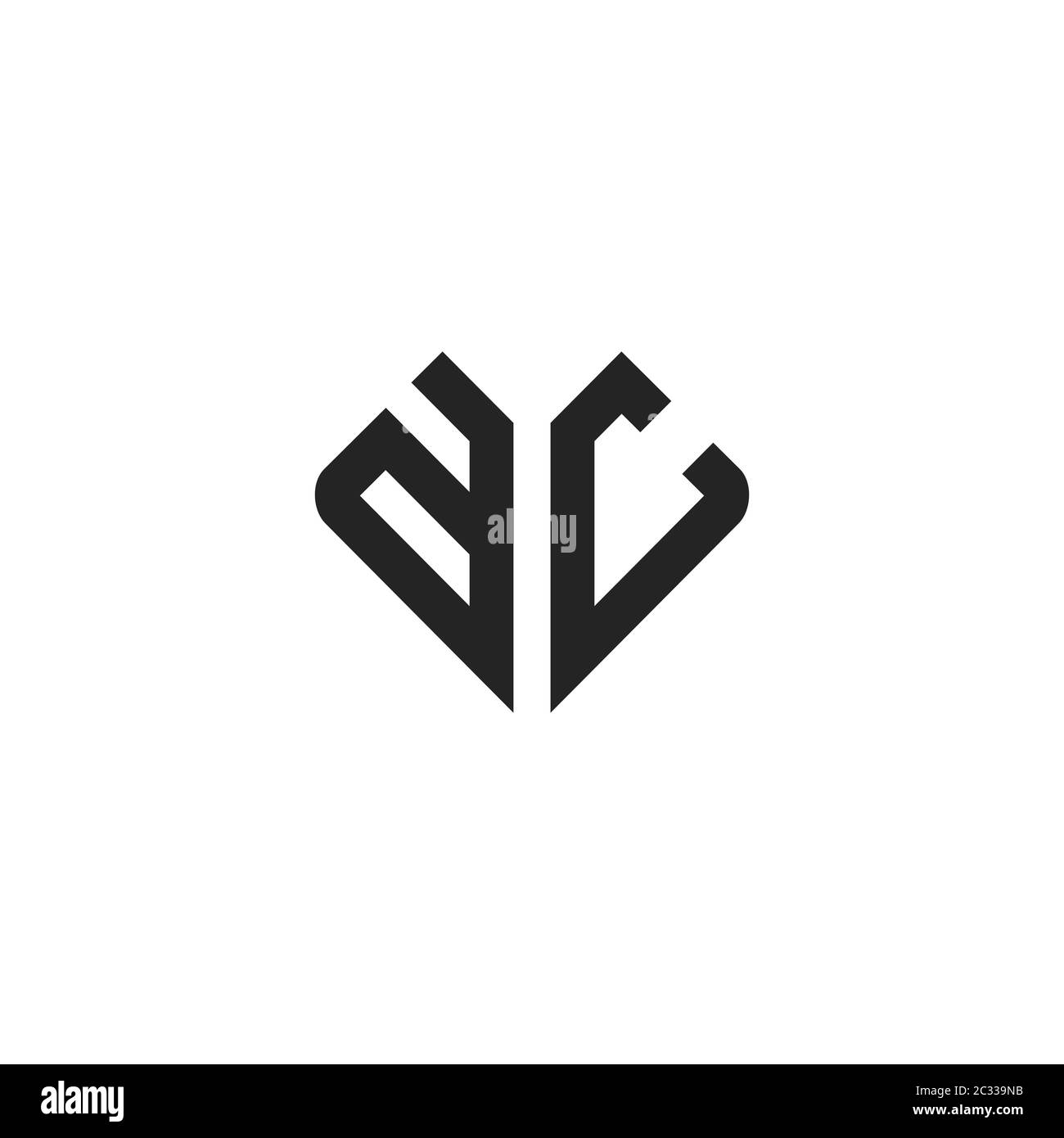 Ac logo design Stock Vector Images Alamy