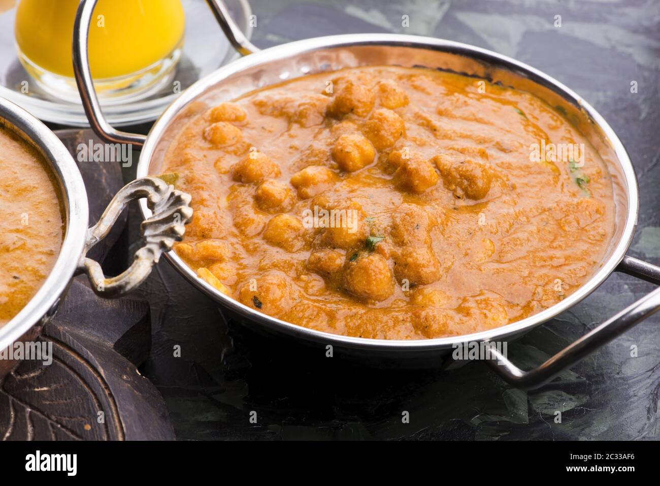 Chana Masala Traditional Indian dish with chickpeas and curry Stock Photo Alamy