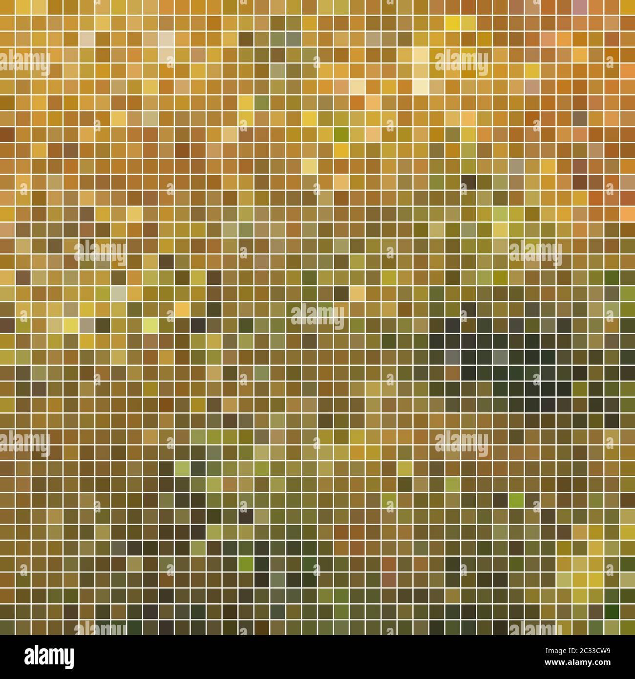 abstract square pixel mosaic background - yellow Stock Photo - Alamy