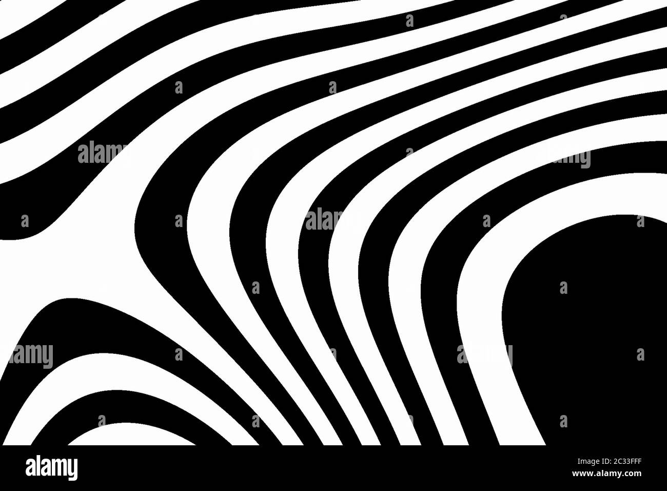 Abstract Black and White Zebra Pattern Design Background Stock Photo ...