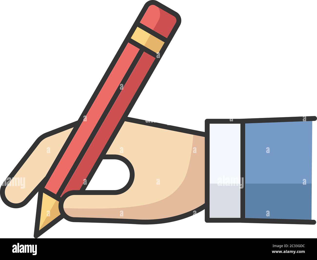 Copy writer RGB color icon Stock Vector Image & Art - Alamy