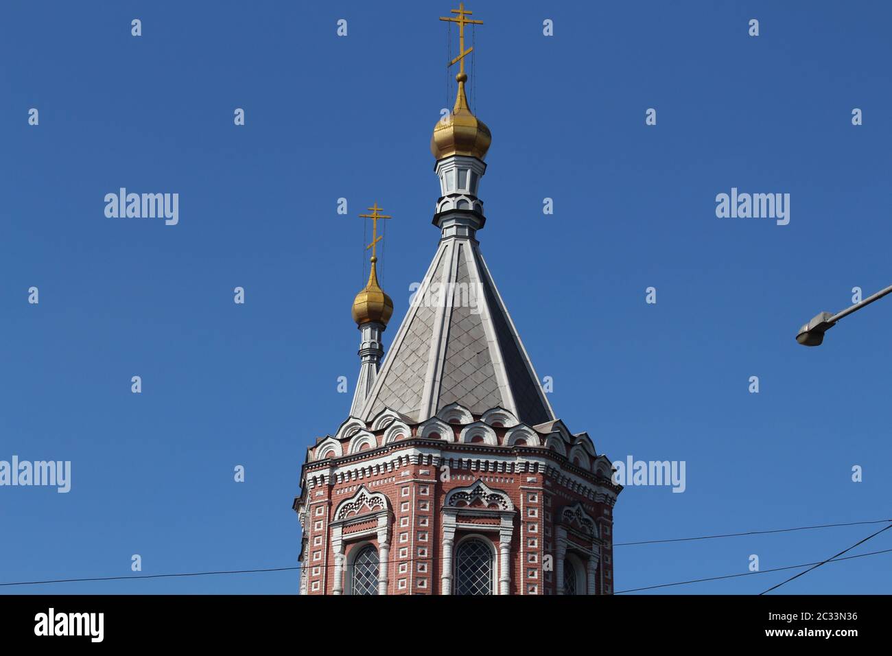 Golden domes of the Orthodox Church in Ukraine Stock Photo - Alamy