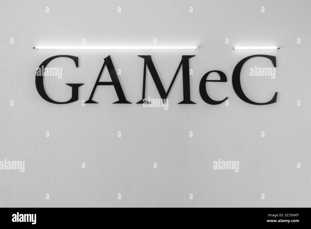 Gamec logo Stock Photo