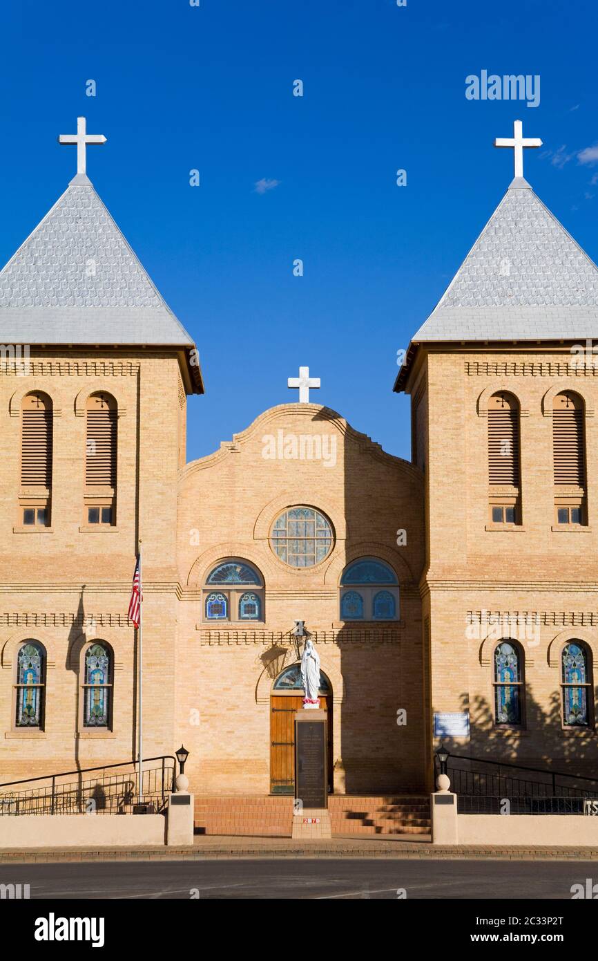 Basilica of Saint Albino in Old Mesilla village,Las Cruces,New Mexico,USA Stock Photo Alamy