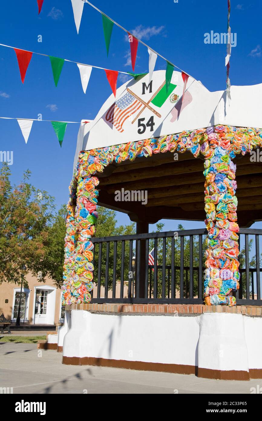mesilla new mexico on Band Stand In Old Mesilla Village Las Cruces New Mexico Usa Stock Photo Alamy