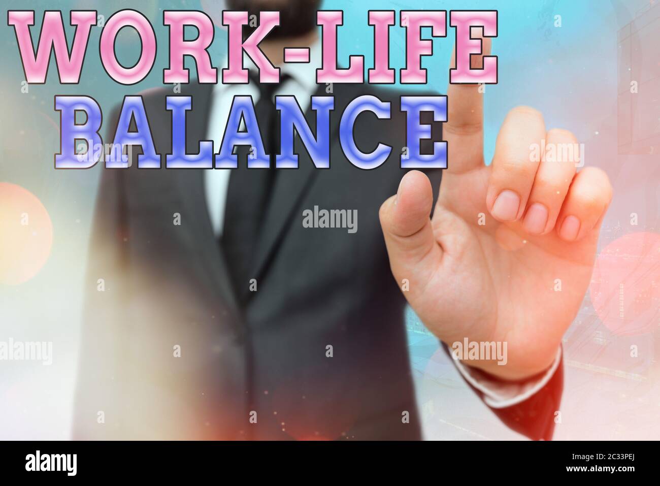 Writing note showing Work life Balance. Business concept for ...