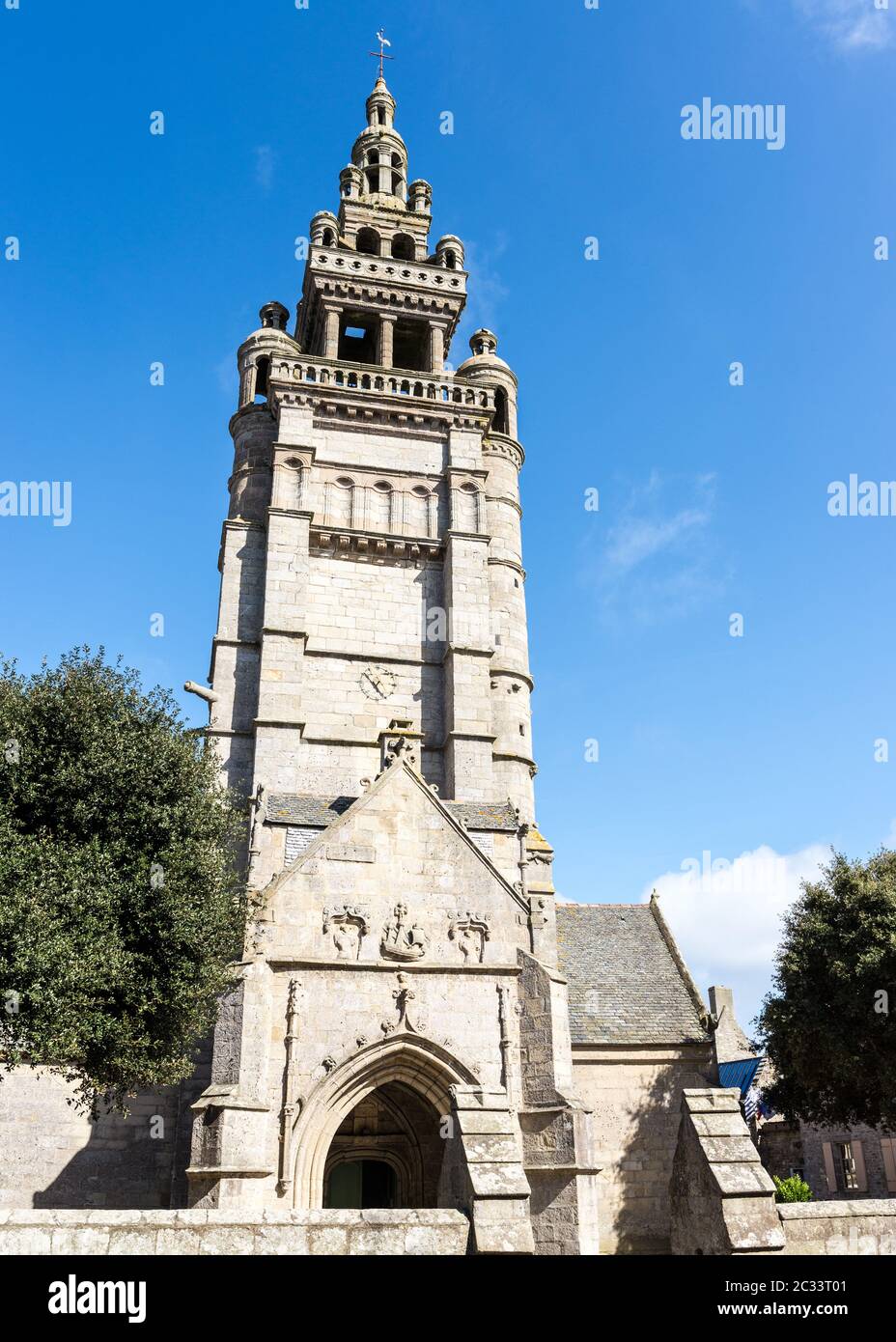 Church Notre Dame de Croaz Batz Stock Photo