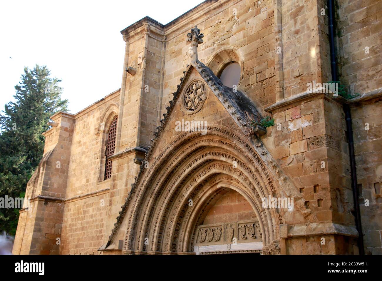ehemalige St. Nicolas Kirche, heute Bedesten (Markt) genannt, Nikosia, Türkische Republik Nordzypern Stock Photo