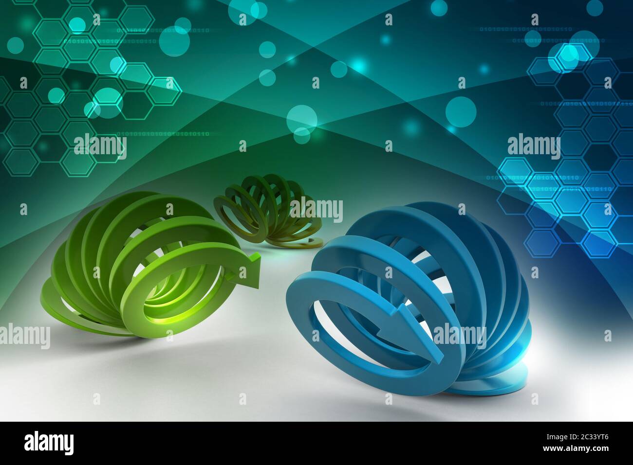 3d curved arrow hi-res stock photography and images - Alamy