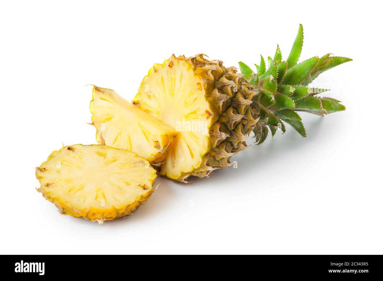 Ripe pineapple Stock Photo