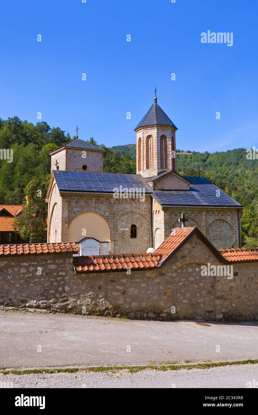 The medieval monastery Raca - Serbia Stock Photo