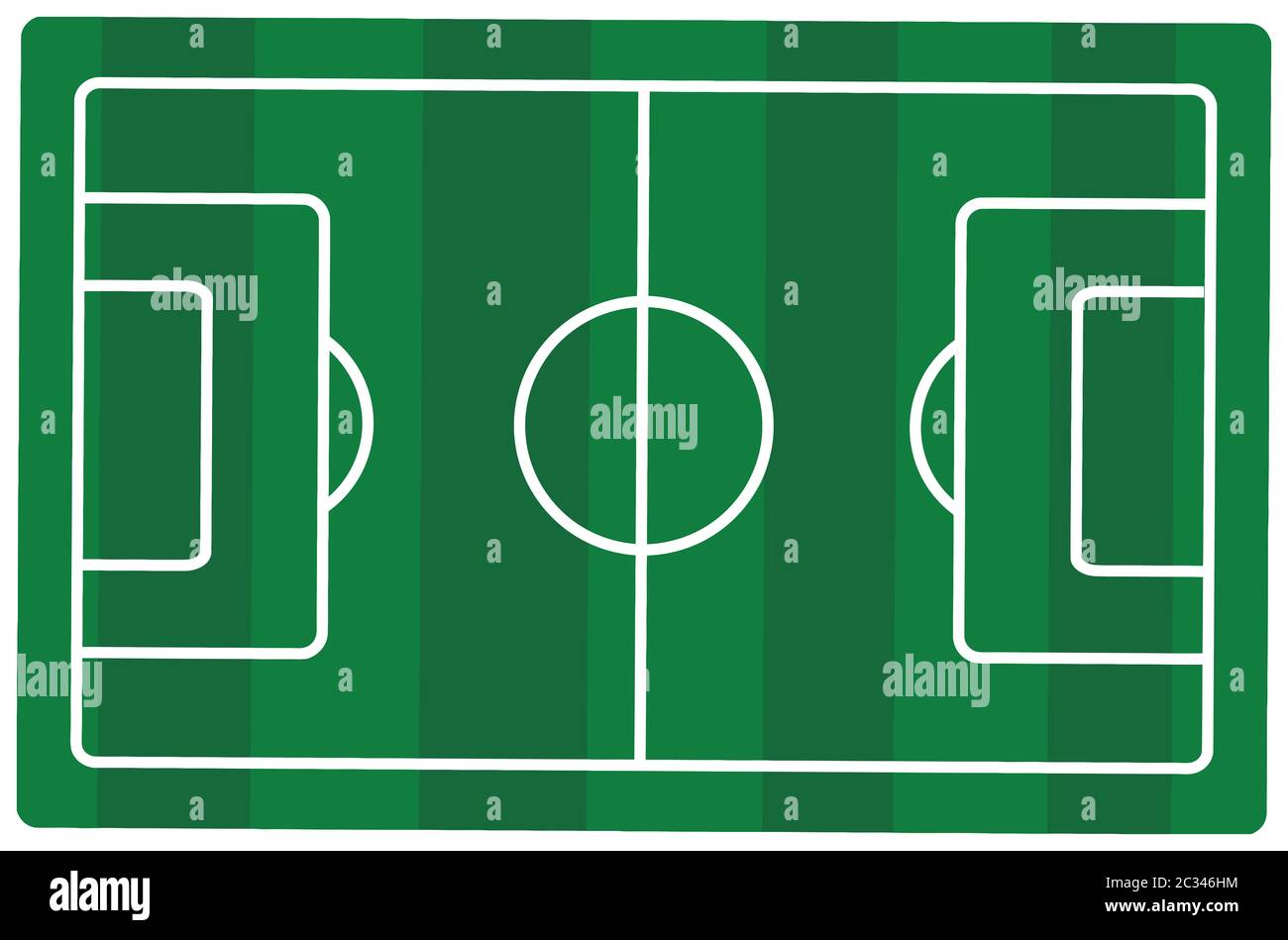 soccer football field game green sport grass illustration Stock Photo Alamy