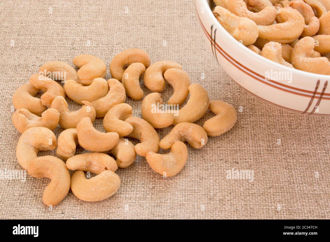 roasted cashews Stock Photo