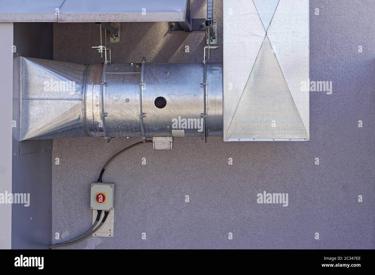 Ventilation duct fan air shaft hvac Stock Photo Alamy