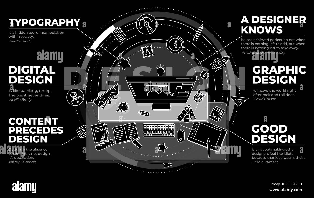 Beautiful, complex and modern illustration is perfect as the basis for ...