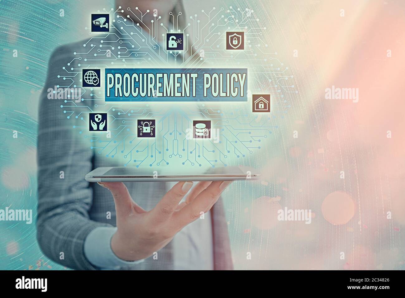 Conceptual hand writing showing Procurement Policy. Concept meaning ...