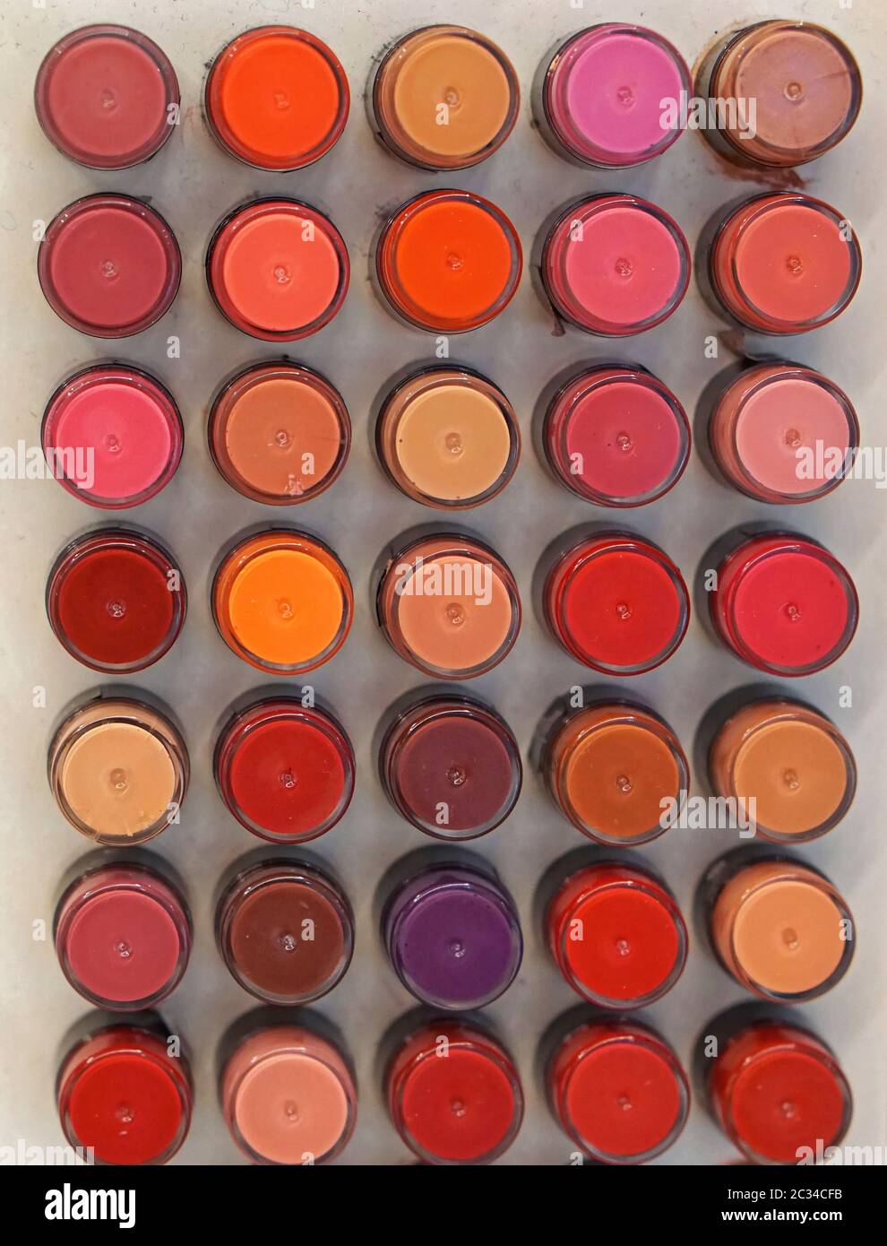 Various lipstick makeup color selection Stock Photo Alamy