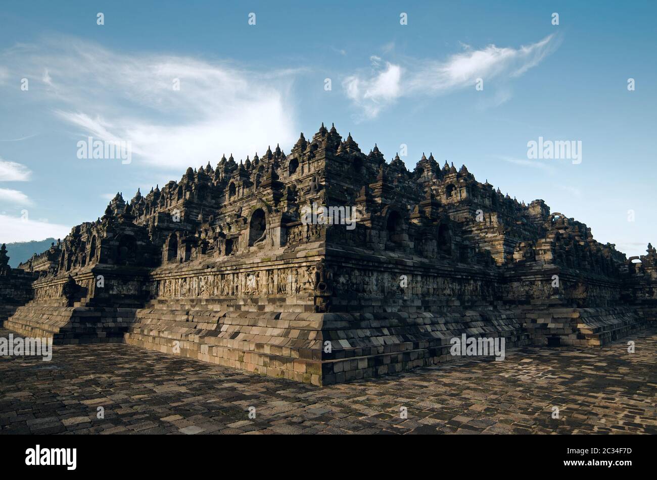 Borobudur temple Indonesia. Java Stock Photo - Alamy