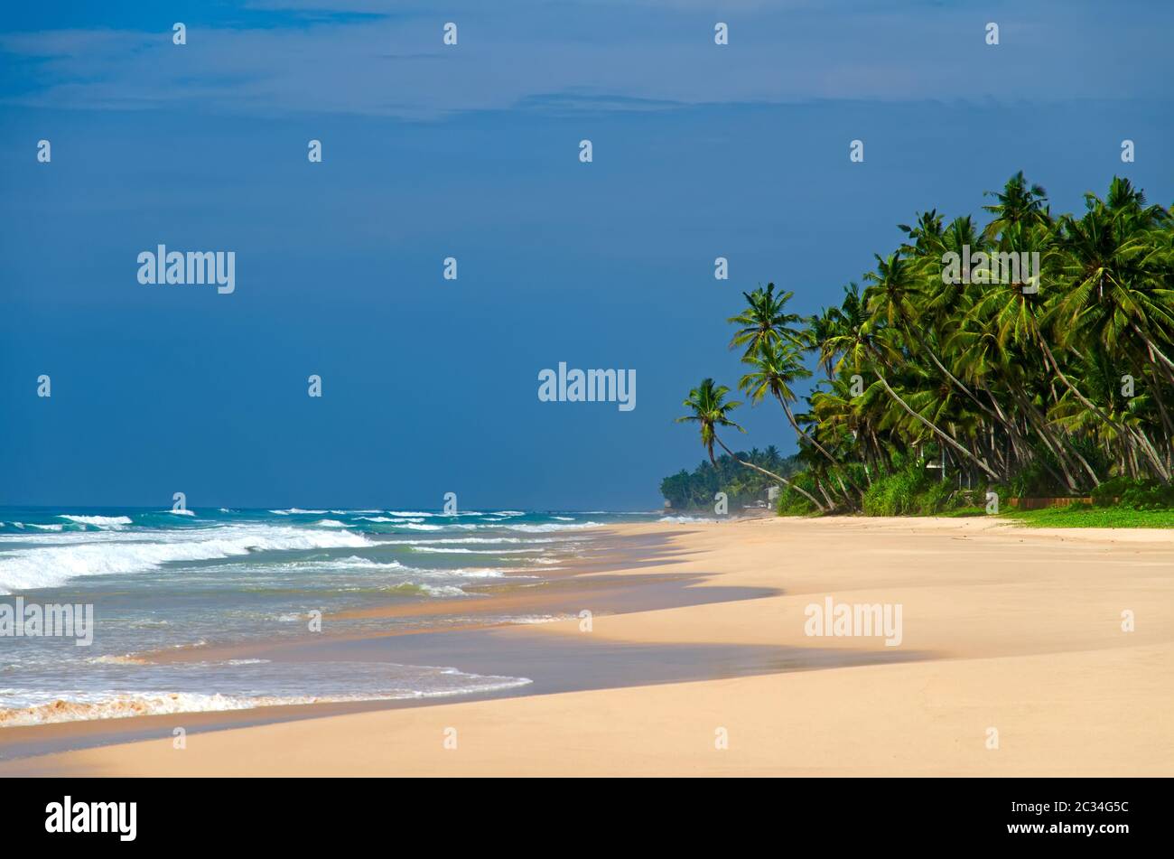 Paradise island. Kosgoda. Sri Lanka Stock Photo