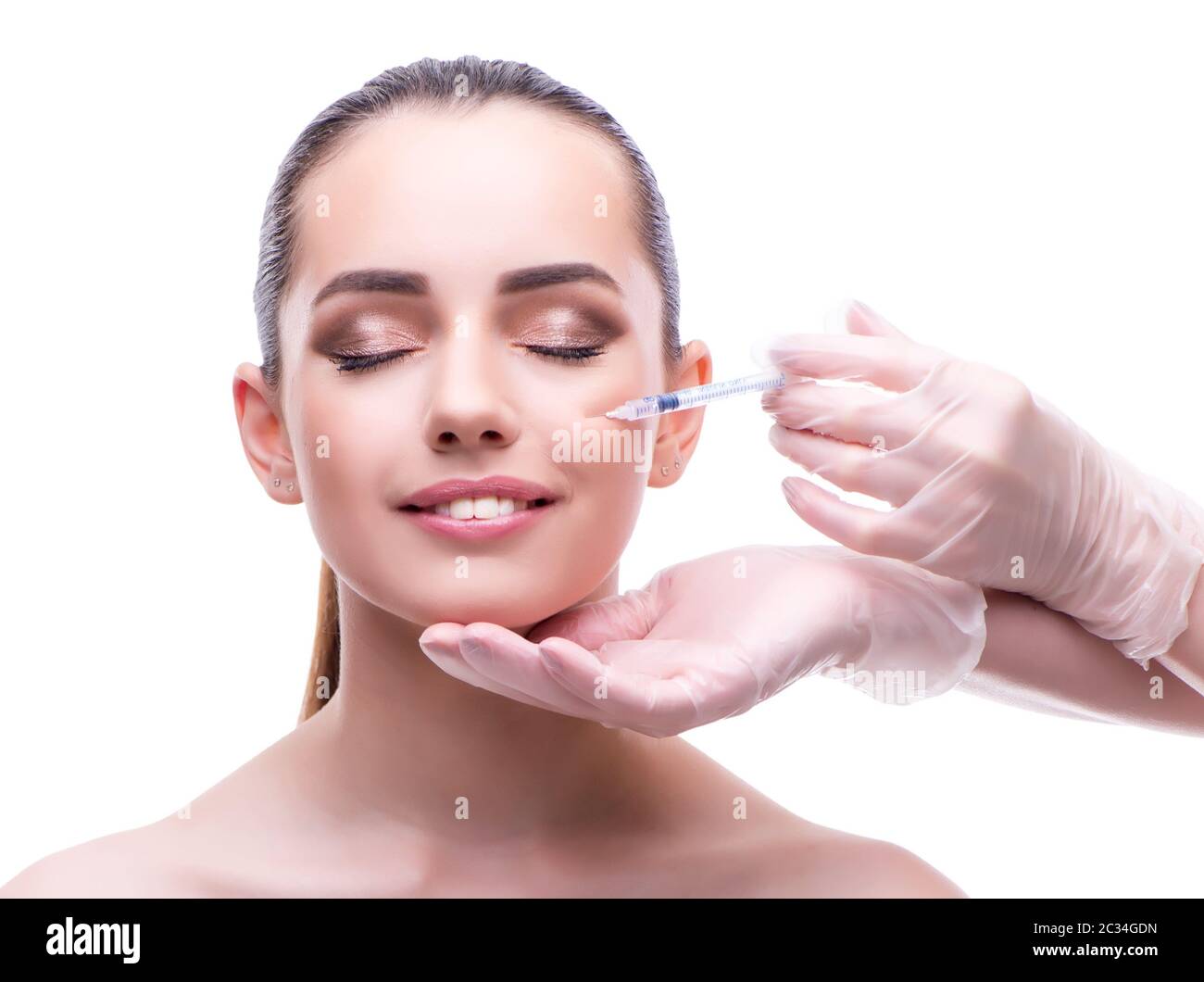 Girl having injection hi-res stock photography and images - Alamy