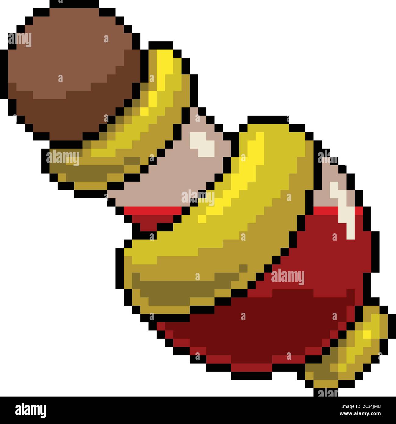 vector pixel art potion bottle isolated cartoon Stock Vector Image ...