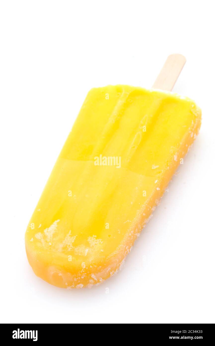 Ice Lolly Isolated On White Stock Photo