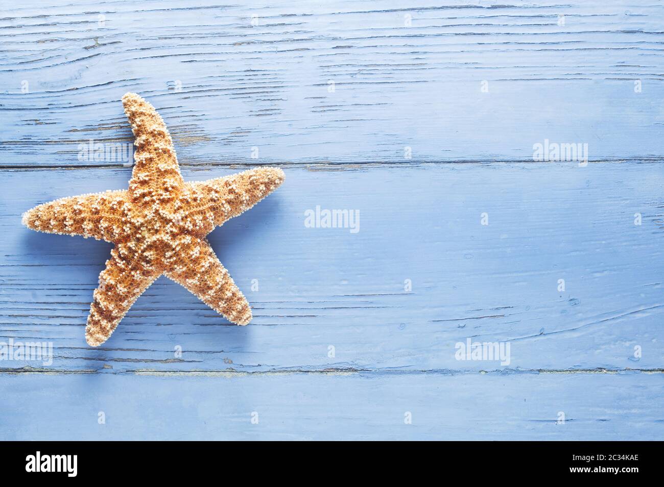 Maritime Background With A Starfish Stock Photo