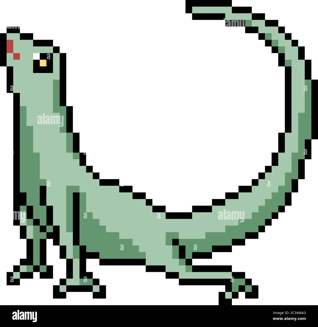 vector pixel art gecko isolated cartoon stock vector image & art alamy vector pixel art gecko
