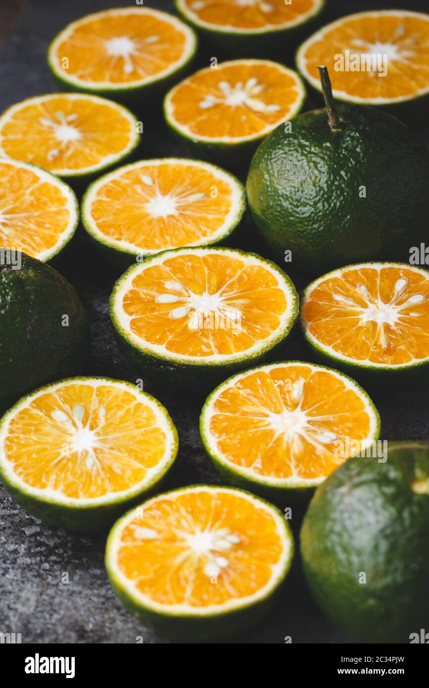 King mandarin fruit Stock Photo