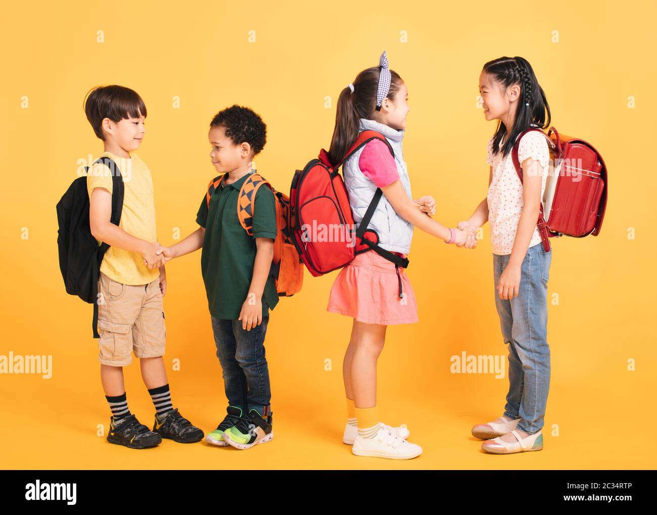 African school children hands up hi-res stock photography and images ...