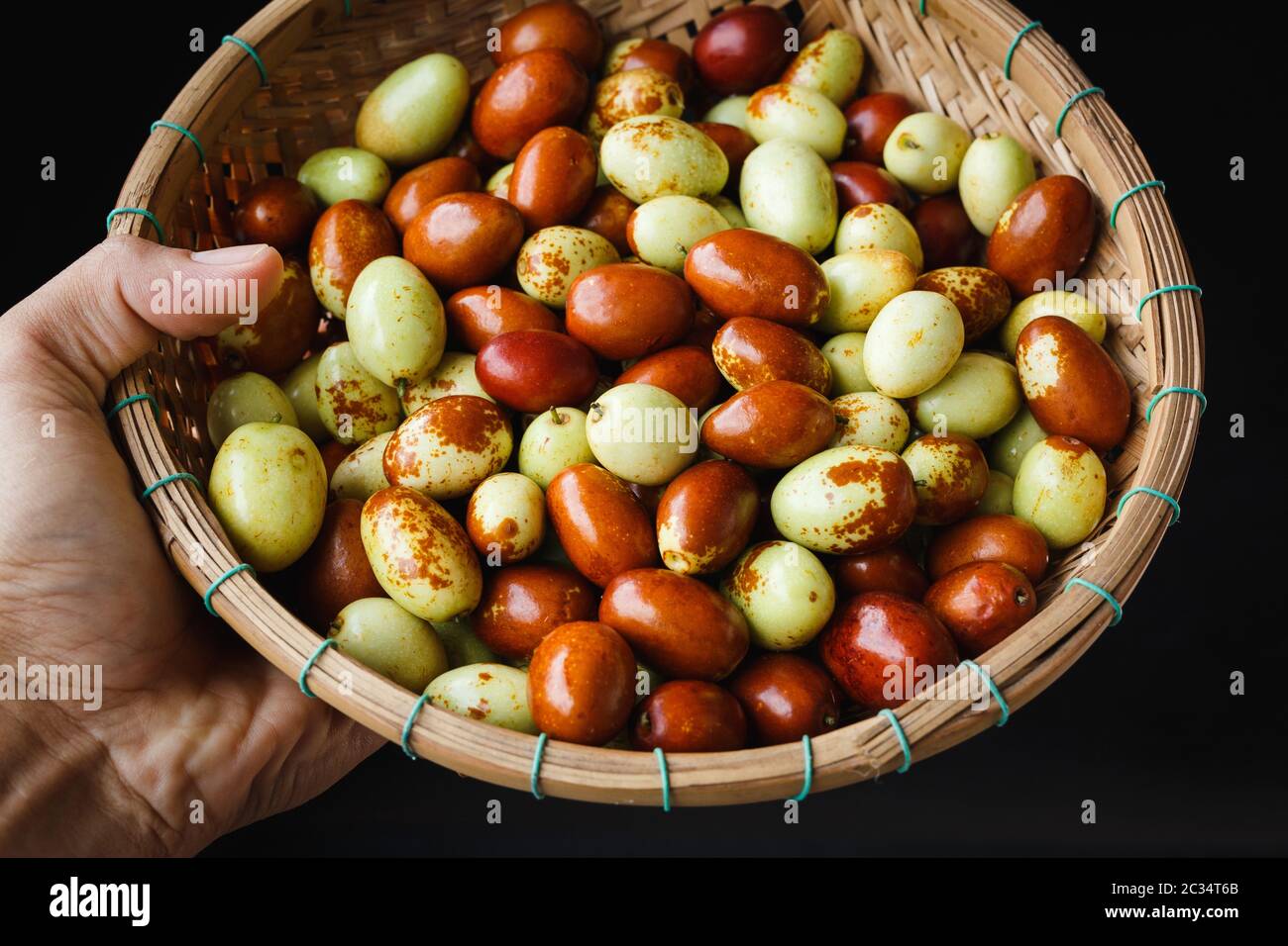 Chinese date fruitsZiziphus jujuba fruits Stock Photo Alamy