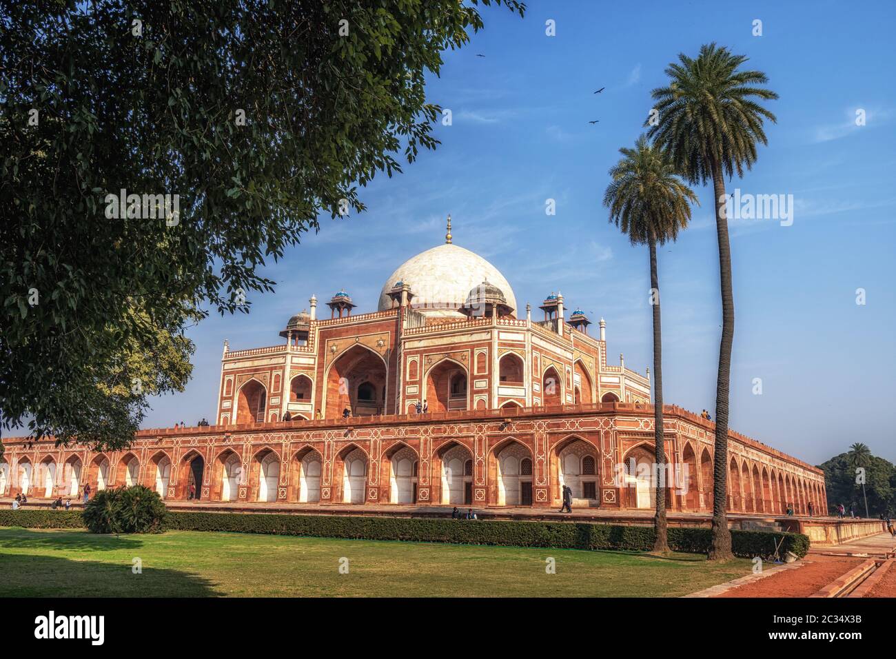 humayun's tomb in new delhi Stock Photo