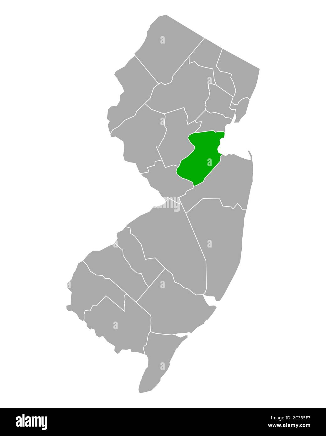 County of middlesex map Cut Out Stock Images & Pictures Alamy