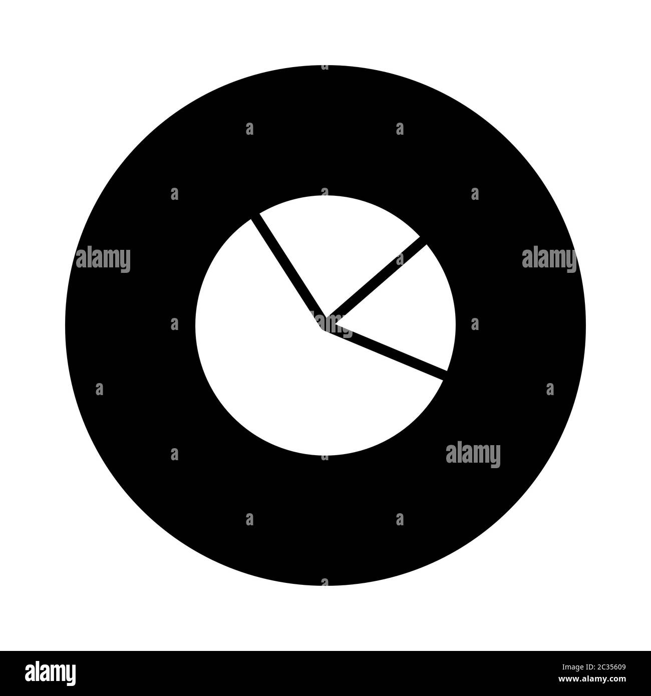 Pie chart and circle Stock Photo Alamy