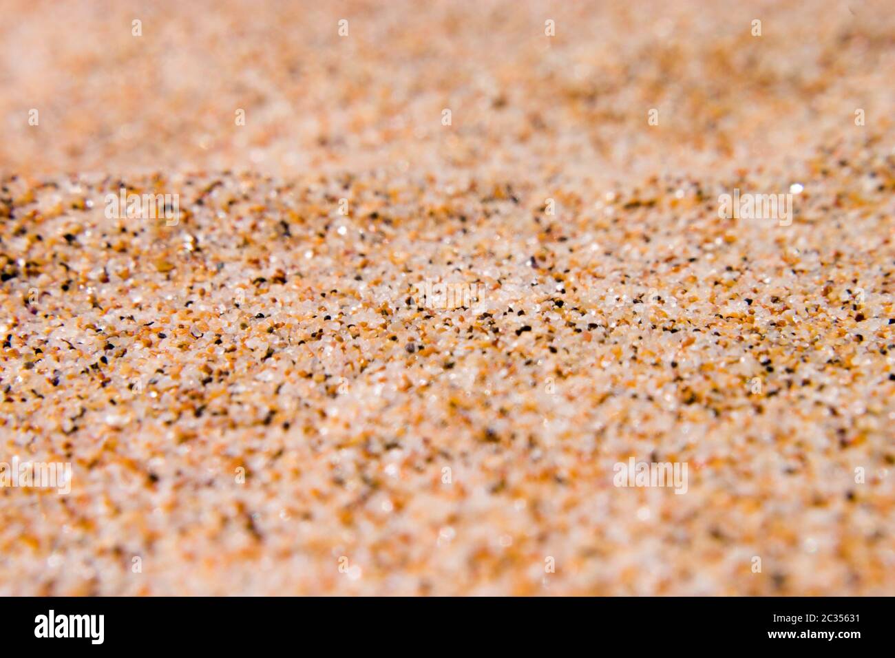Grain of sand macro Stock Photo