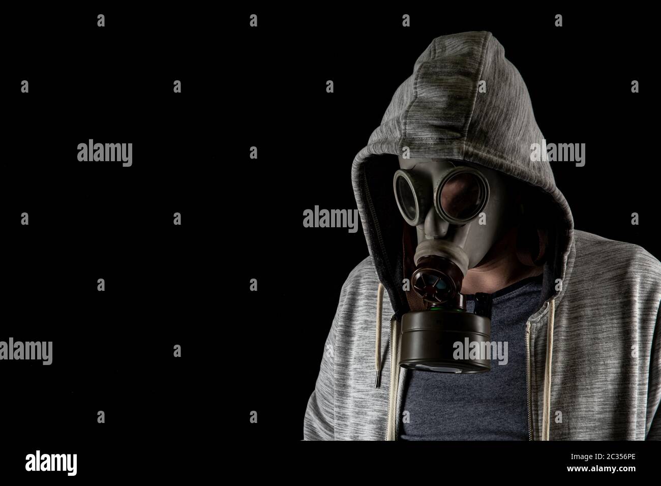 Nuclear man black gas mask hi-res stock photography and images - Alamy