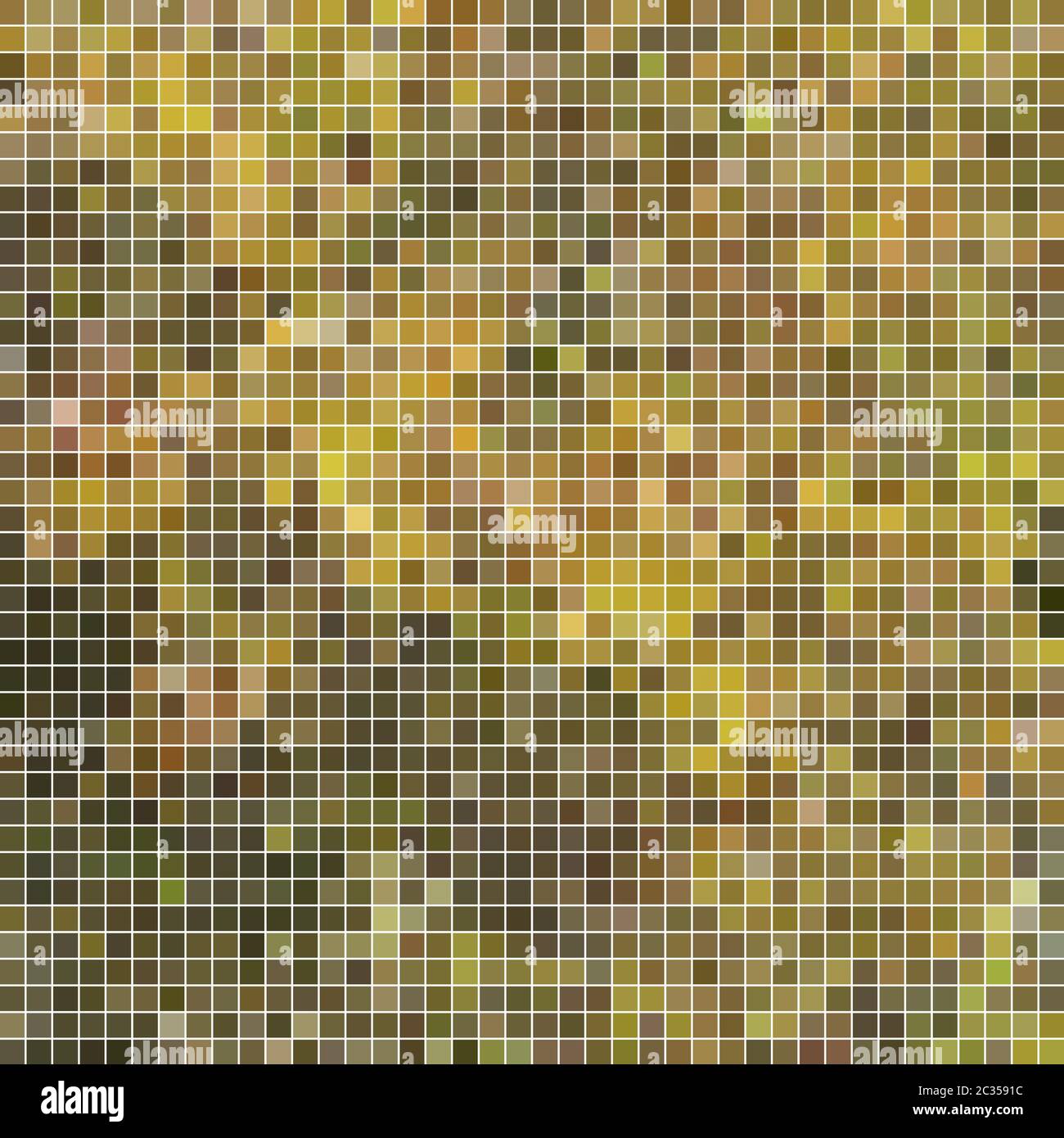 abstract square pixel mosaic background - green and yellow Stock Photo ...