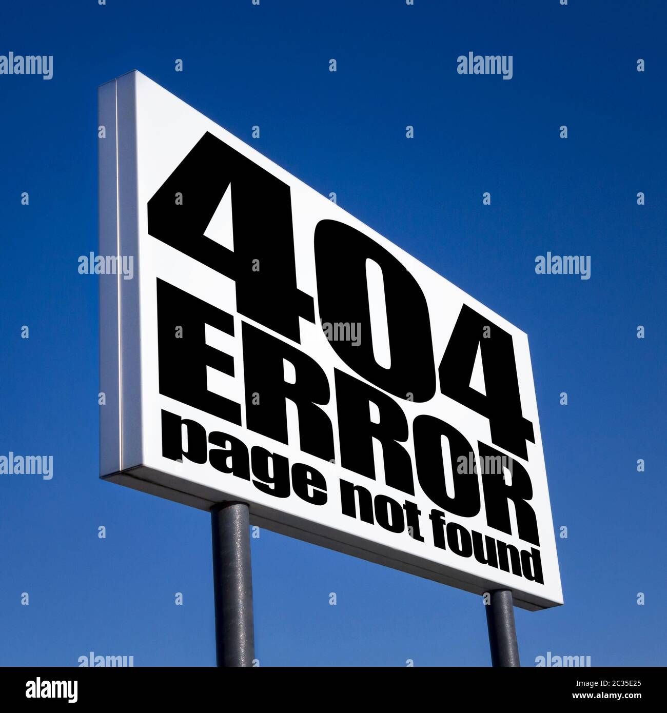 404 error page Stock Photo