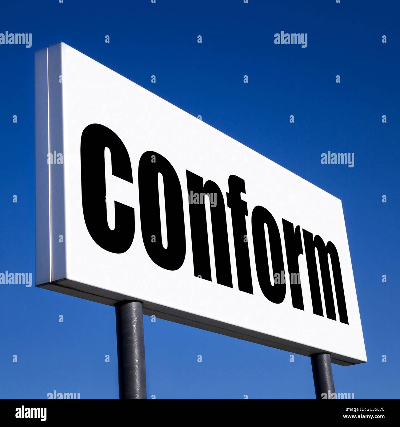 Order to conform Stock Photo