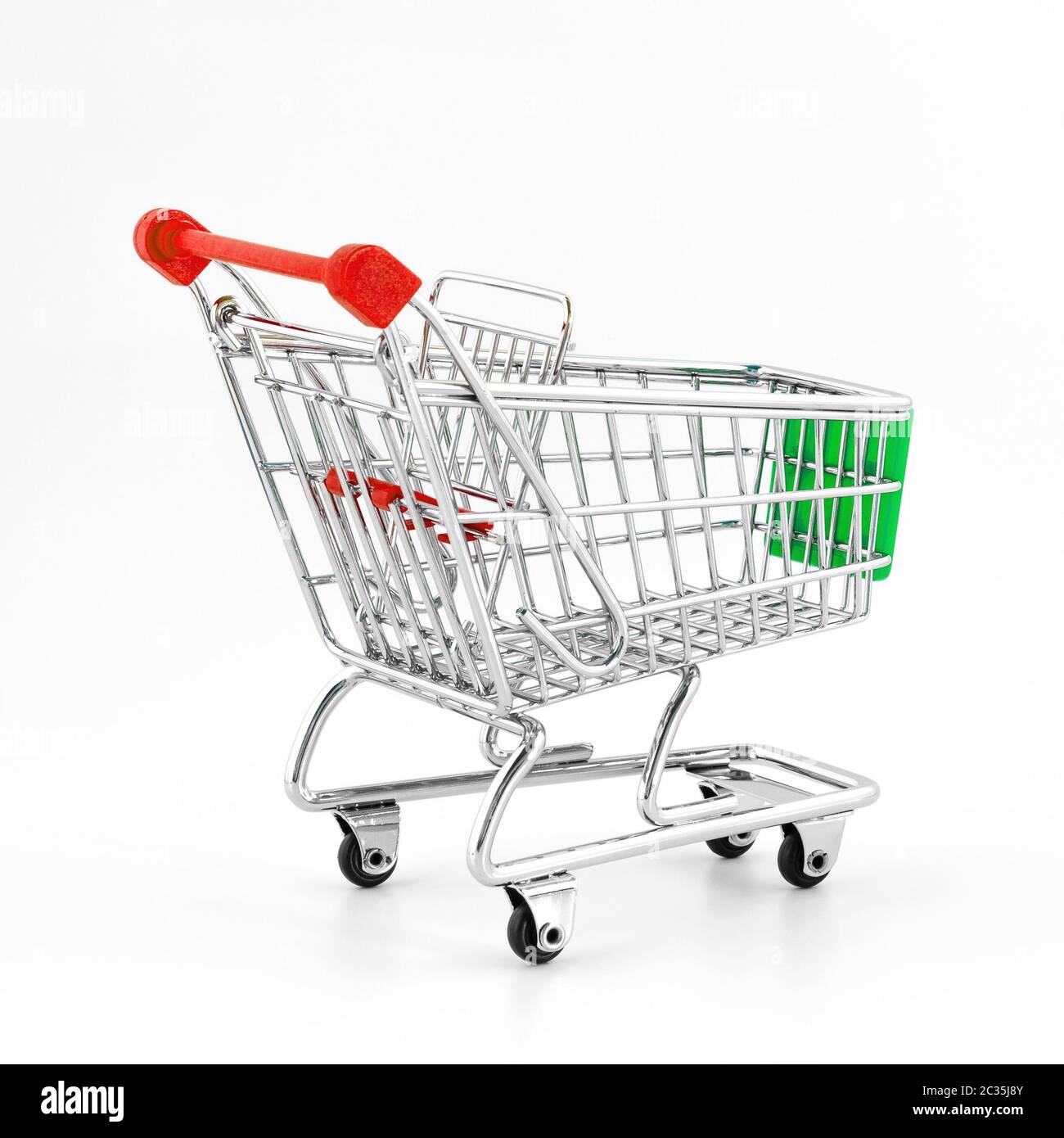 Italian shopping cart Stock Photo