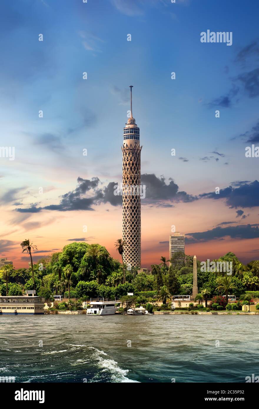 Tower in Cairo Stock Photo