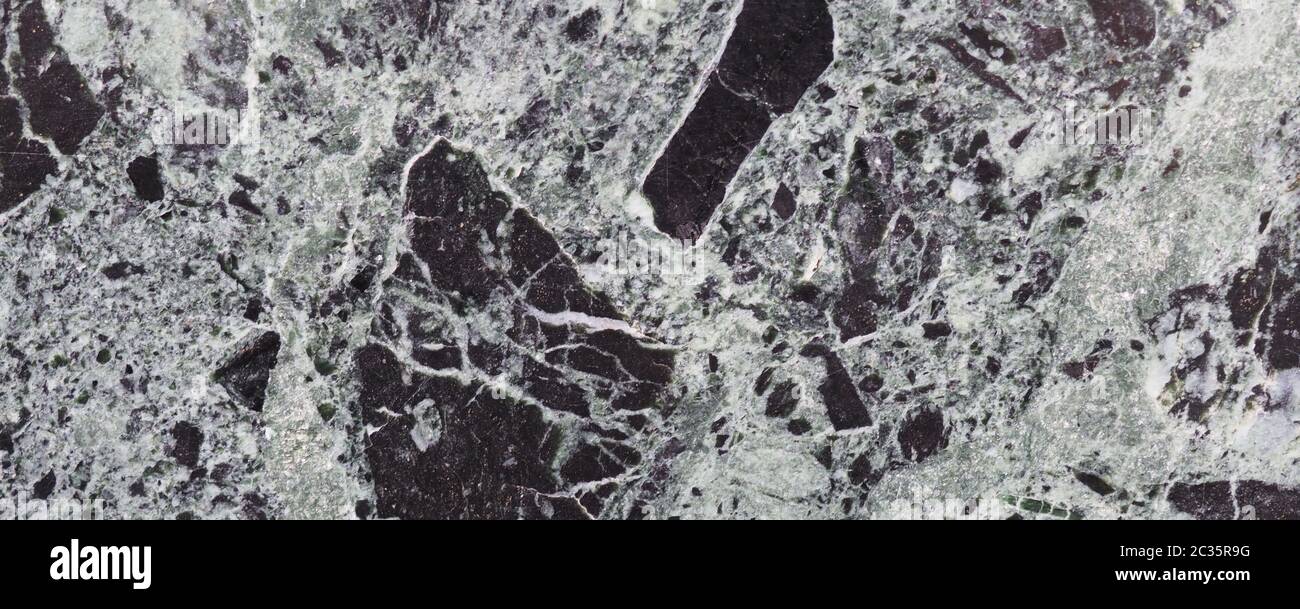 wide black and green marble texture useful as a background Stock Photo ...