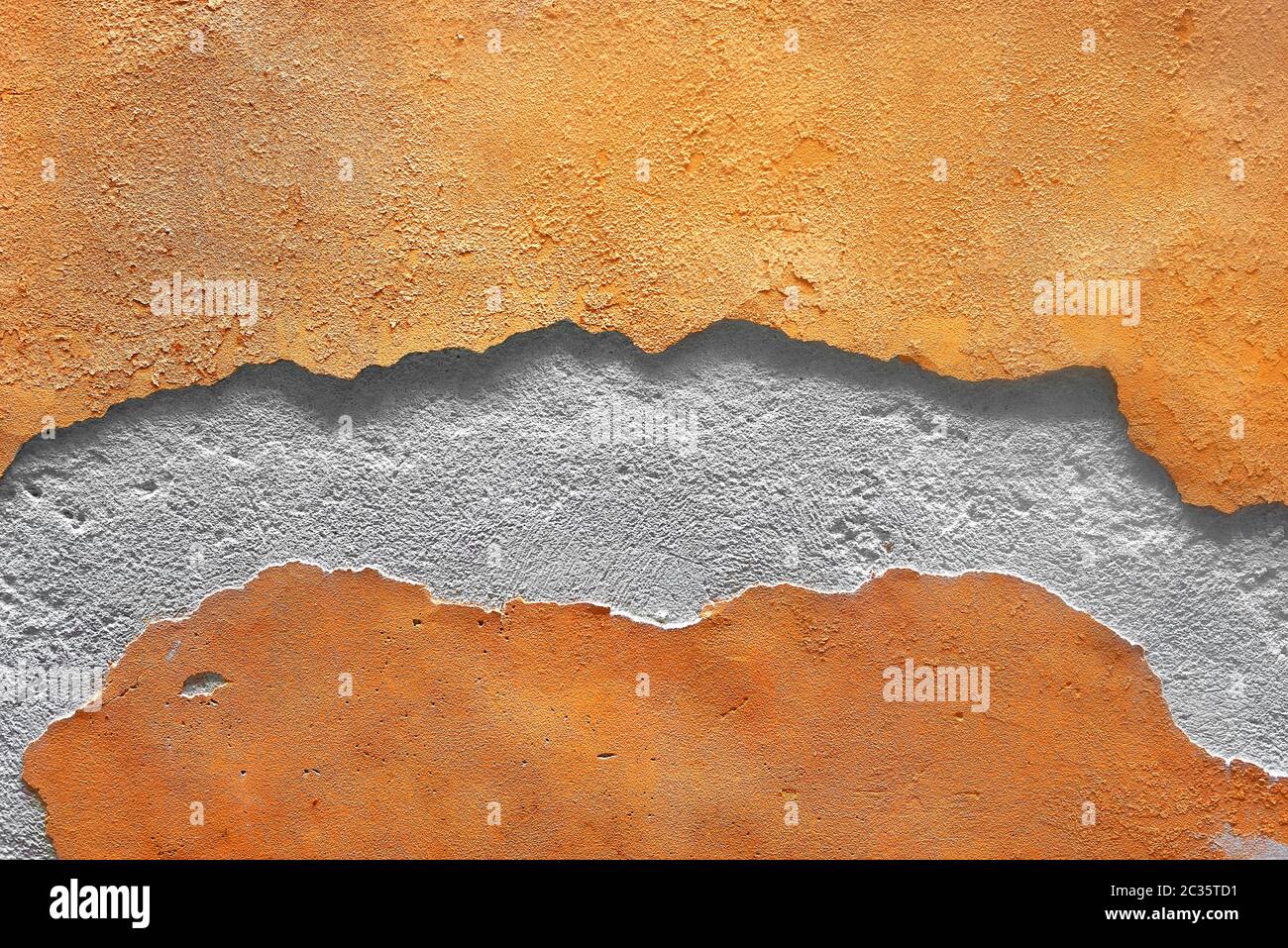 Old cracked wall Stock Photo