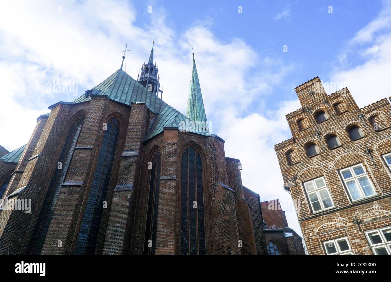 Old Town Lübeck Stock Photo