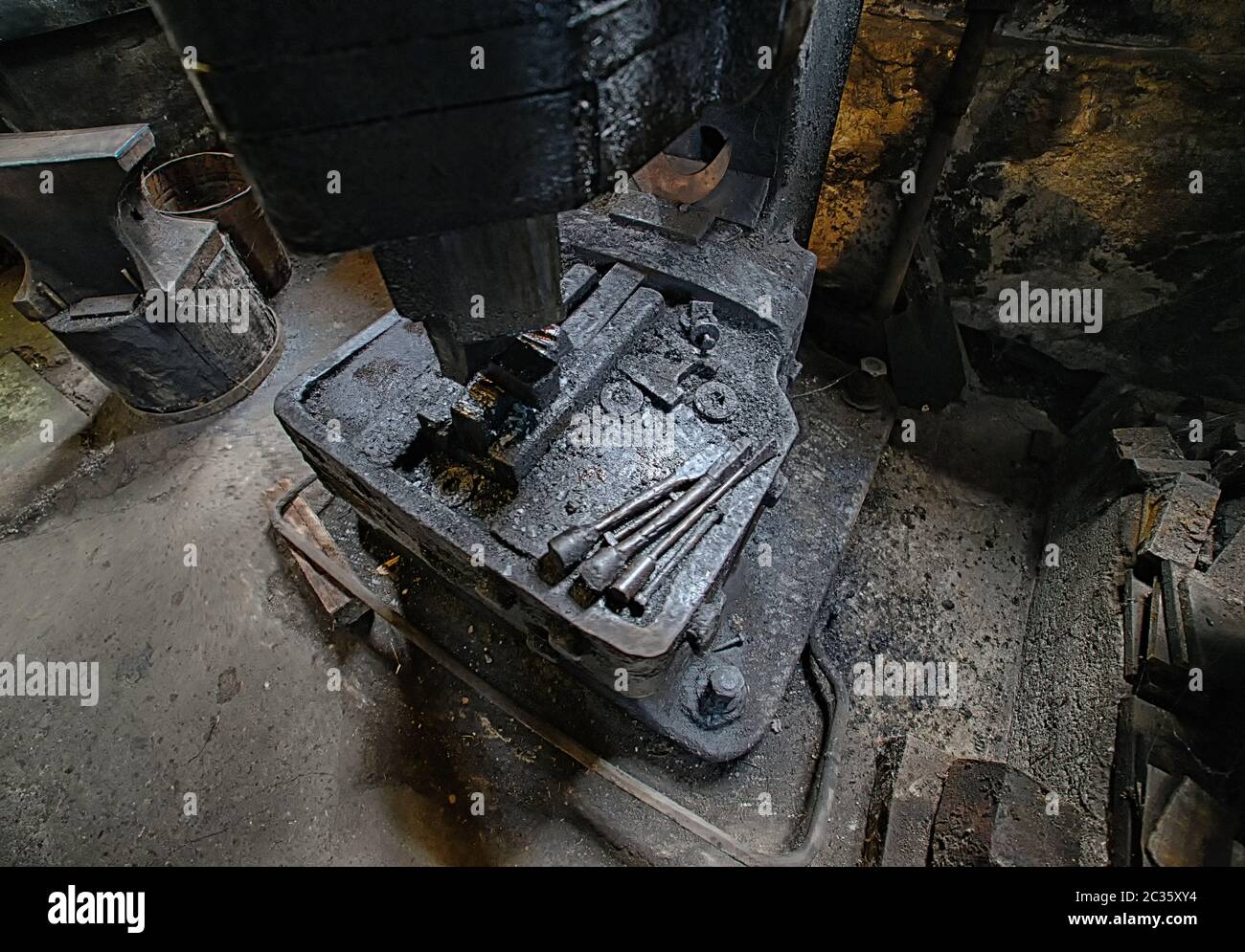 Old Blacksmiths Stock Photo