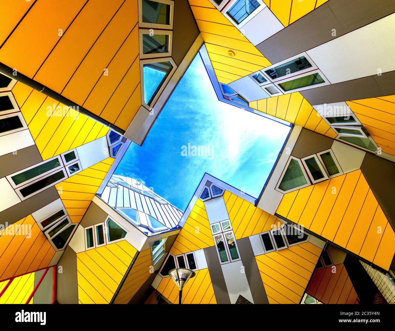 Cube Houses Rotterdam Stock Photo